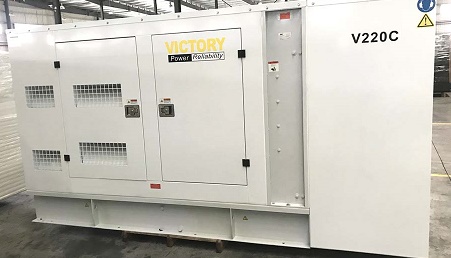 Container of Generators with Synchronizing Control Panels Exported to East African Market